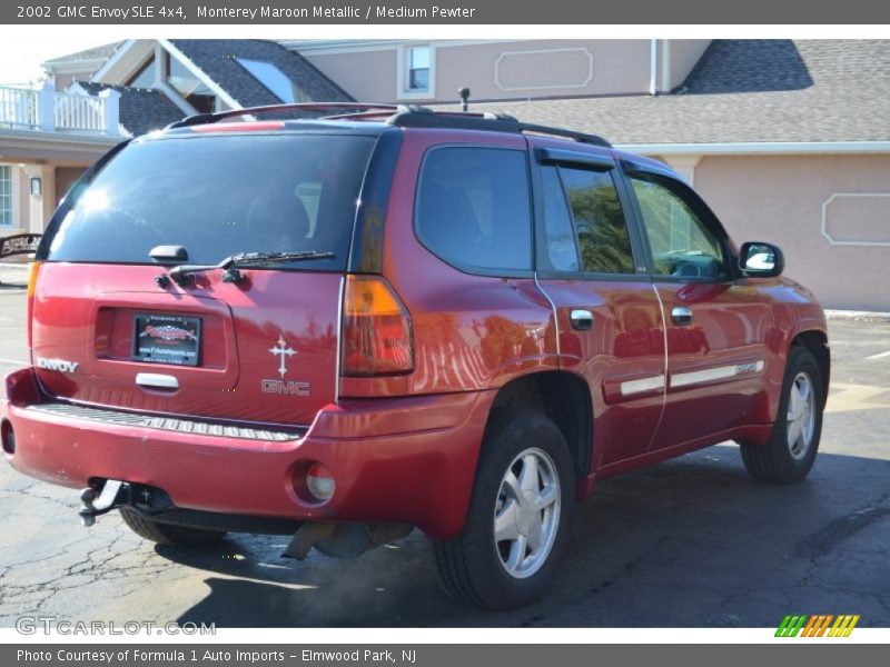 Monterey Maroon Metallic / Medium Pewter 2002 GMC Envoy SLE 4x4