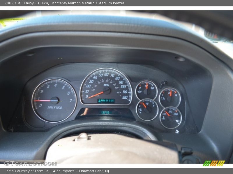 Monterey Maroon Metallic / Medium Pewter 2002 GMC Envoy SLE 4x4