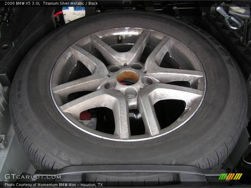 Titanium Silver Metallic / Black 2006 BMW X5 3.0i