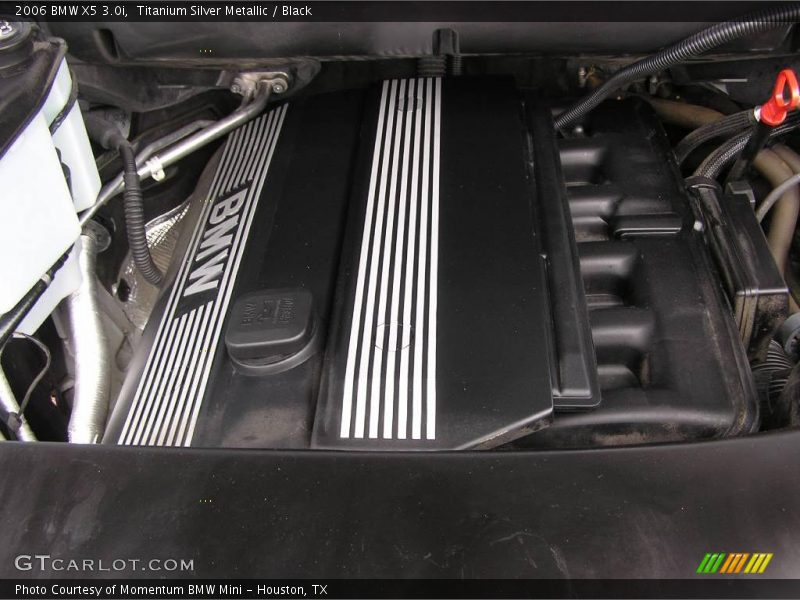Titanium Silver Metallic / Black 2006 BMW X5 3.0i