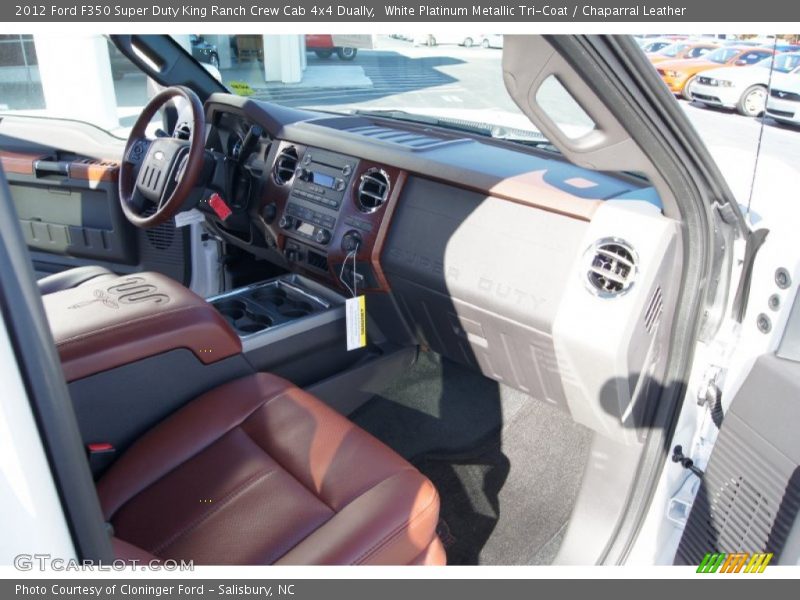 Dashboard of 2012 F350 Super Duty King Ranch Crew Cab 4x4 Dually