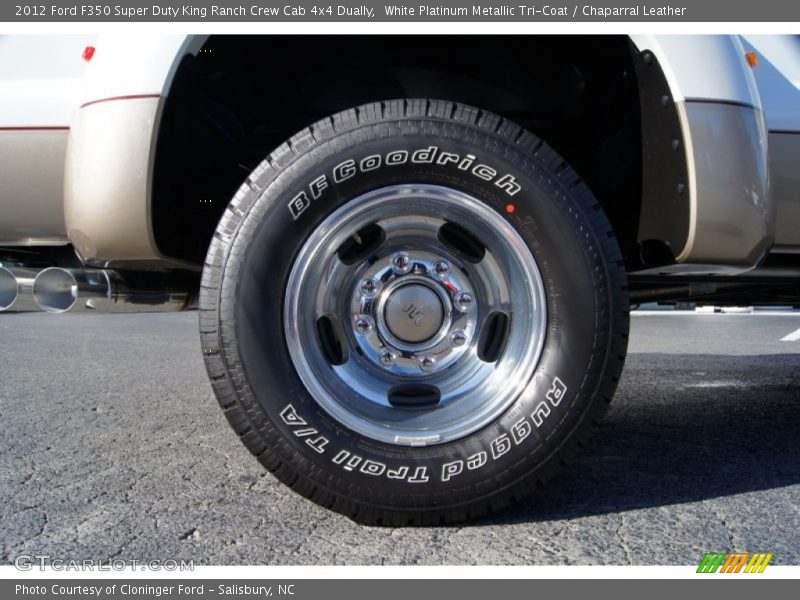  2012 F350 Super Duty King Ranch Crew Cab 4x4 Dually Wheel