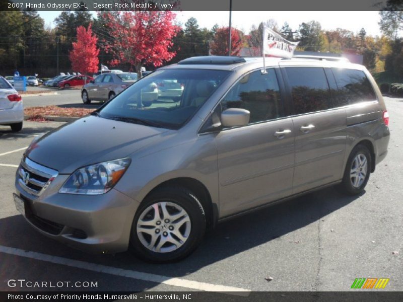 Desert Rock Metallic / Ivory 2007 Honda Odyssey EX-L