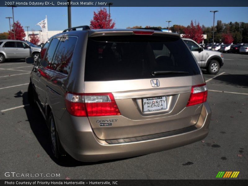 Desert Rock Metallic / Ivory 2007 Honda Odyssey EX-L