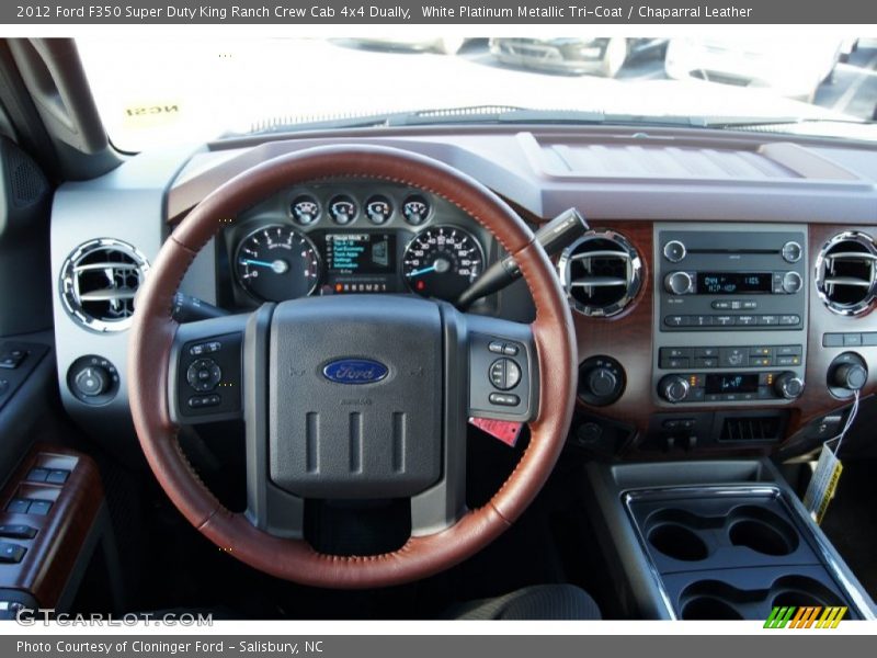  2012 F350 Super Duty King Ranch Crew Cab 4x4 Dually Steering Wheel