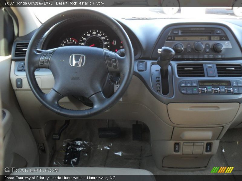 Desert Rock Metallic / Ivory 2007 Honda Odyssey EX-L