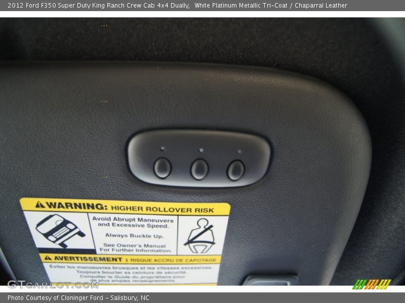 Controls of 2012 F350 Super Duty King Ranch Crew Cab 4x4 Dually