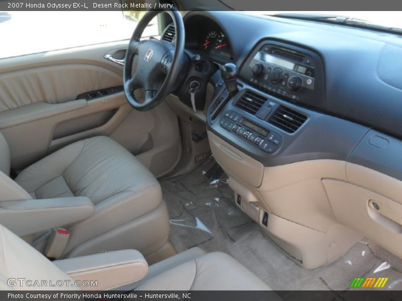 Desert Rock Metallic / Ivory 2007 Honda Odyssey EX-L