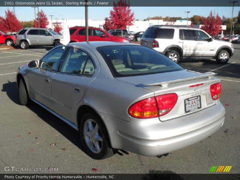 Sterling Metallic / Pewter 2001 Oldsmobile Alero GL Sedan