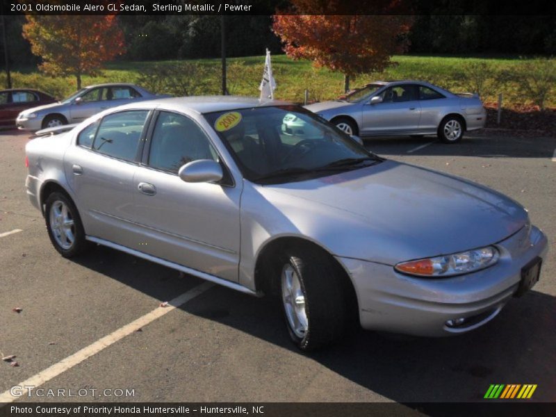 Sterling Metallic / Pewter 2001 Oldsmobile Alero GL Sedan