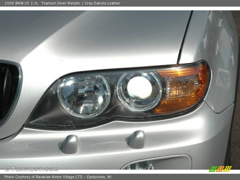 Titanium Silver Metallic / Gray Dakota Leather 2006 BMW X5 3.0i