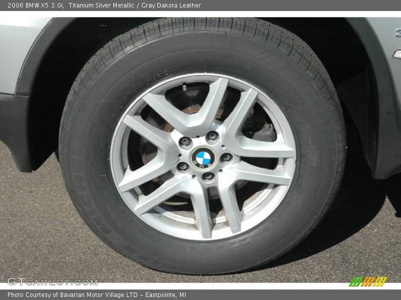 Titanium Silver Metallic / Gray Dakota Leather 2006 BMW X5 3.0i