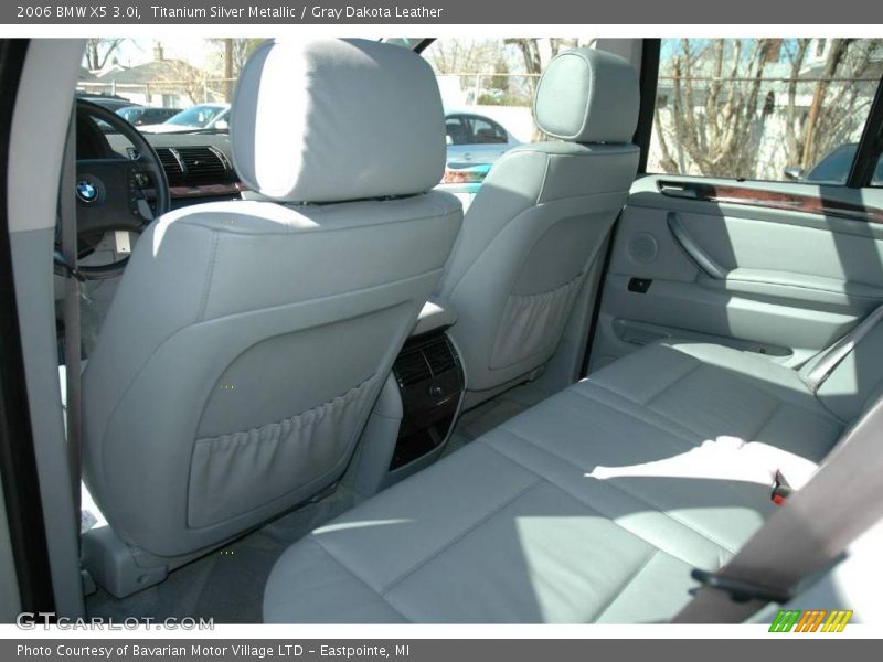 Titanium Silver Metallic / Gray Dakota Leather 2006 BMW X5 3.0i