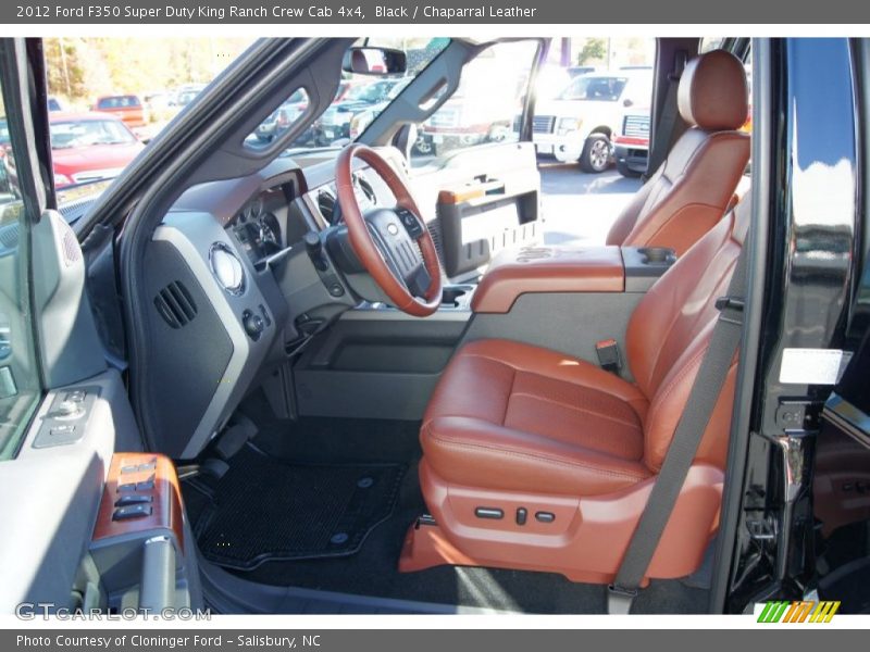  2012 F350 Super Duty King Ranch Crew Cab 4x4 Chaparral Leather Interior