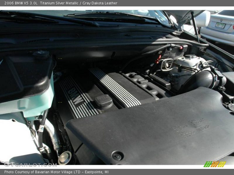 Titanium Silver Metallic / Gray Dakota Leather 2006 BMW X5 3.0i