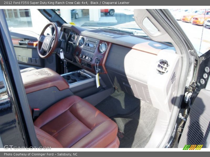 Black / Chaparral Leather 2012 Ford F350 Super Duty King Ranch Crew Cab 4x4