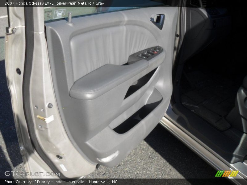 Silver Pearl Metallic / Gray 2007 Honda Odyssey EX-L