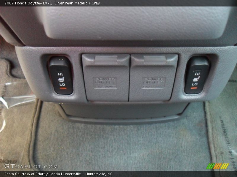 Silver Pearl Metallic / Gray 2007 Honda Odyssey EX-L