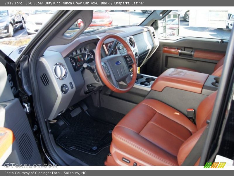  2012 F350 Super Duty King Ranch Crew Cab 4x4 Chaparral Leather Interior