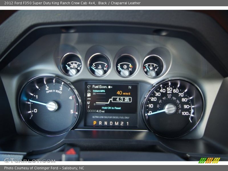  2012 F350 Super Duty King Ranch Crew Cab 4x4 King Ranch Crew Cab 4x4 Gauges