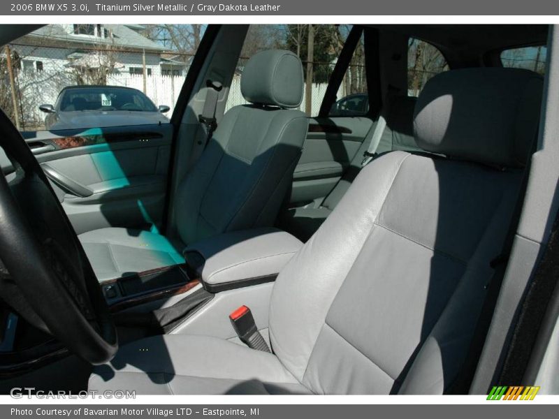 Titanium Silver Metallic / Gray Dakota Leather 2006 BMW X5 3.0i