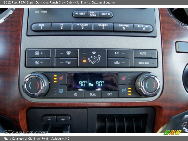 Controls of 2012 F350 Super Duty King Ranch Crew Cab 4x4