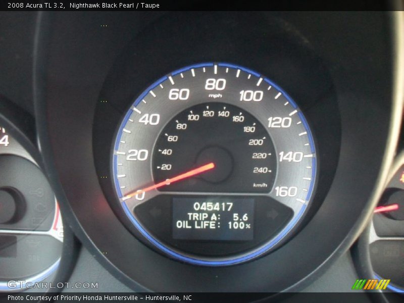 Nighthawk Black Pearl / Taupe 2008 Acura TL 3.2