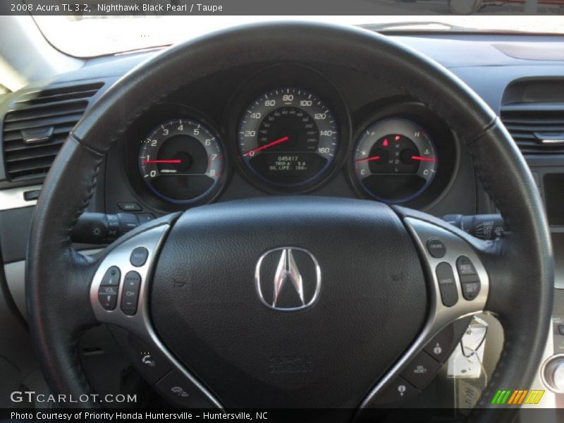 Nighthawk Black Pearl / Taupe 2008 Acura TL 3.2