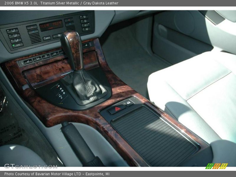 Titanium Silver Metallic / Gray Dakota Leather 2006 BMW X5 3.0i
