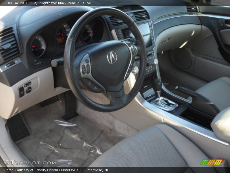 Nighthawk Black Pearl / Taupe 2008 Acura TL 3.2