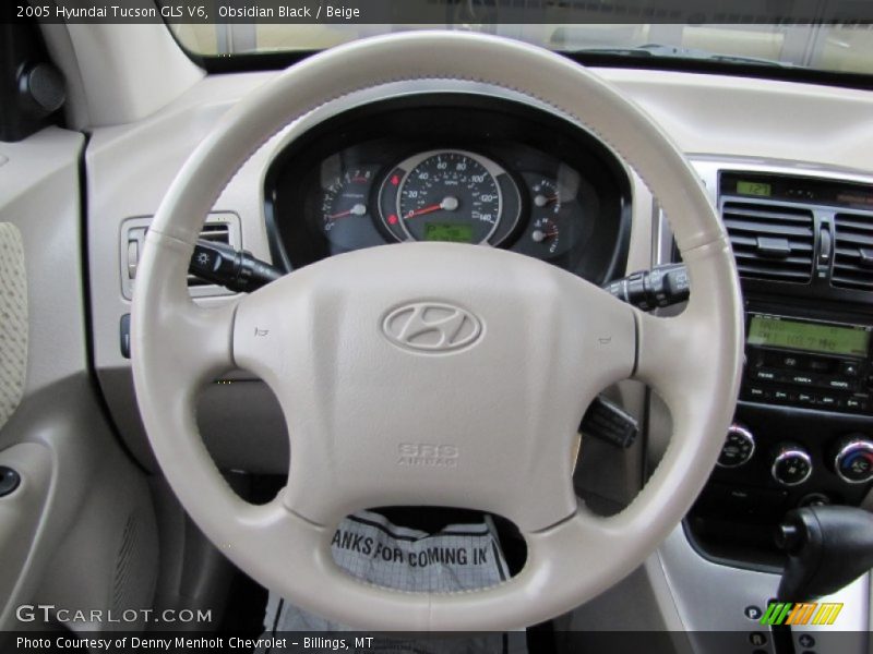 Obsidian Black / Beige 2005 Hyundai Tucson GLS V6