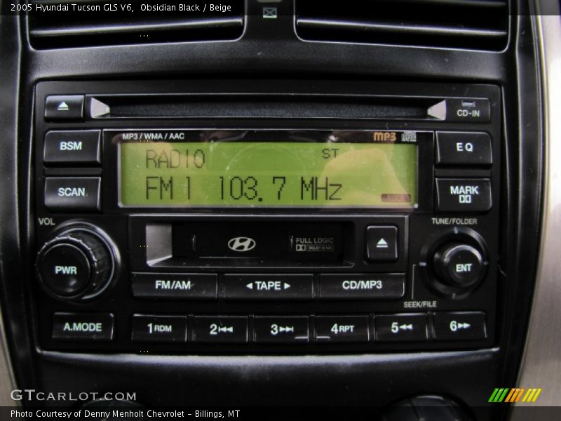 Obsidian Black / Beige 2005 Hyundai Tucson GLS V6