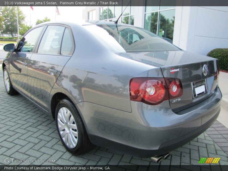 Platinum Grey Metallic / Titan Black 2010 Volkswagen Jetta S Sedan