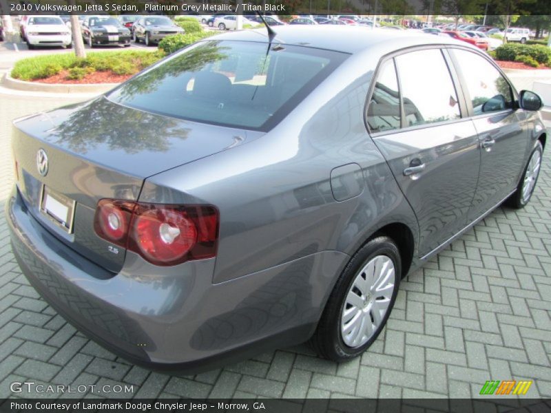 Platinum Grey Metallic / Titan Black 2010 Volkswagen Jetta S Sedan