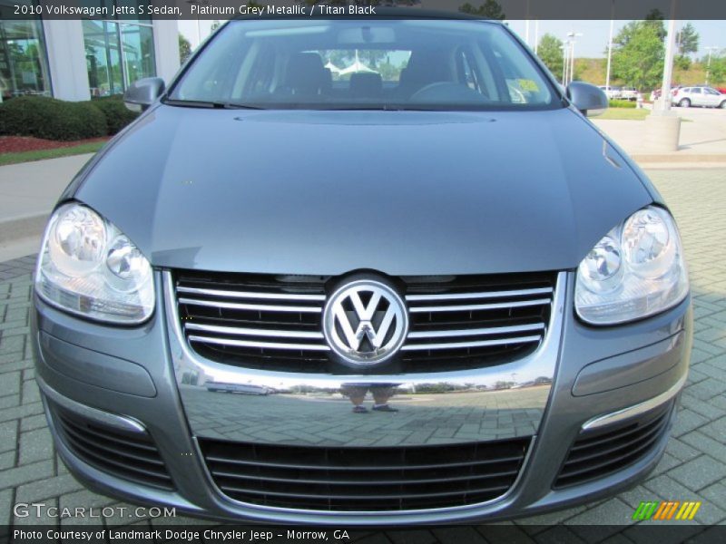 Platinum Grey Metallic / Titan Black 2010 Volkswagen Jetta S Sedan