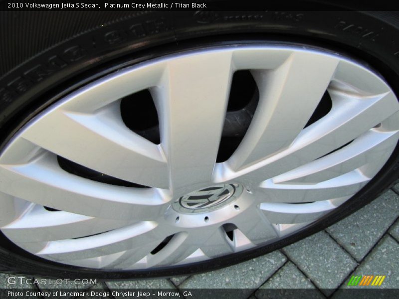 Platinum Grey Metallic / Titan Black 2010 Volkswagen Jetta S Sedan