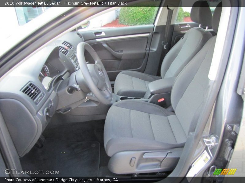 Platinum Grey Metallic / Titan Black 2010 Volkswagen Jetta S Sedan