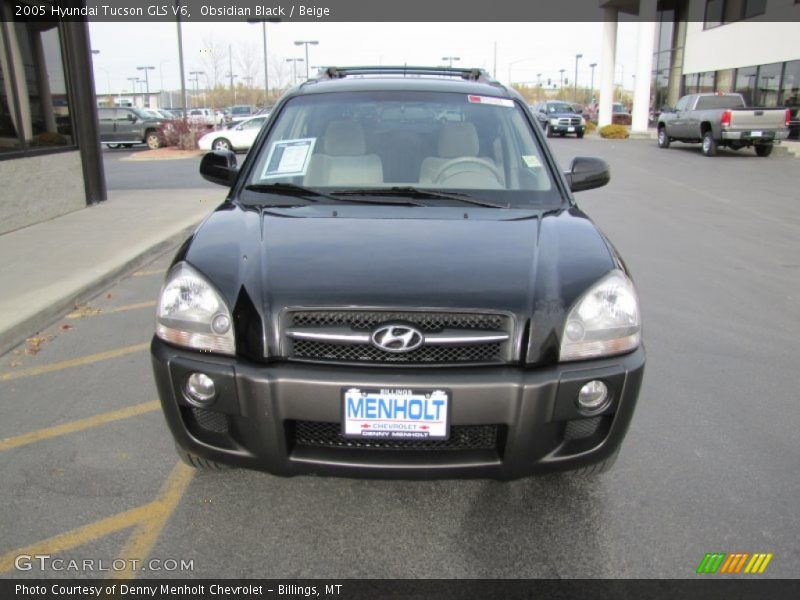 Obsidian Black / Beige 2005 Hyundai Tucson GLS V6