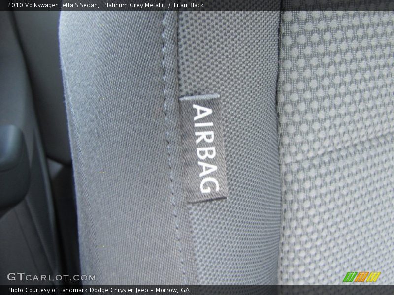 Platinum Grey Metallic / Titan Black 2010 Volkswagen Jetta S Sedan