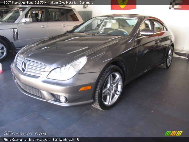 Indium Grey Metallic / Cashmere 2007 Mercedes-Benz CLS 550
