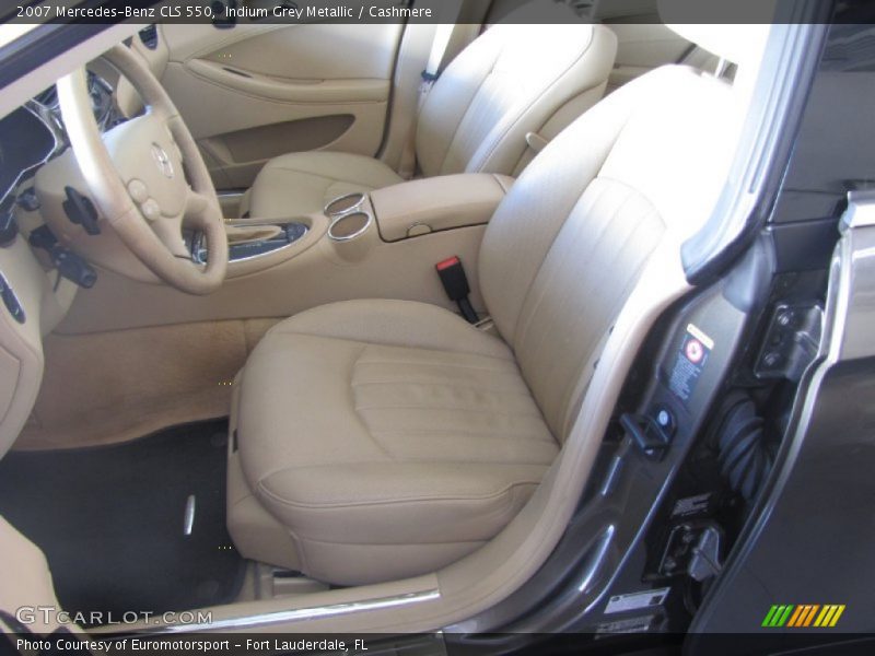 Indium Grey Metallic / Cashmere 2007 Mercedes-Benz CLS 550