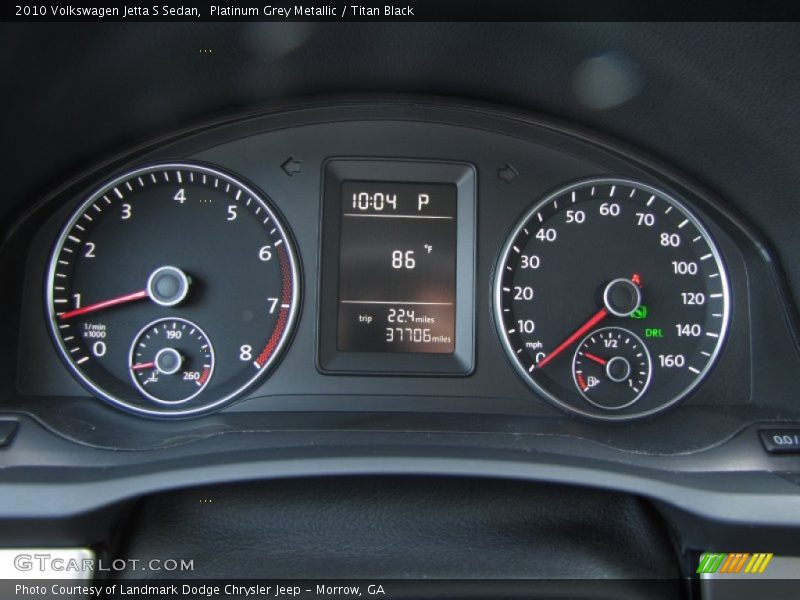 Platinum Grey Metallic / Titan Black 2010 Volkswagen Jetta S Sedan