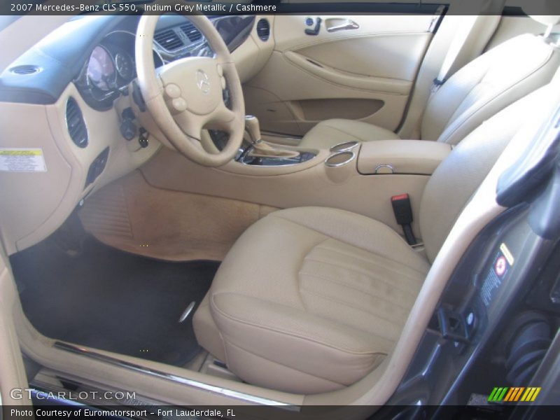 Indium Grey Metallic / Cashmere 2007 Mercedes-Benz CLS 550