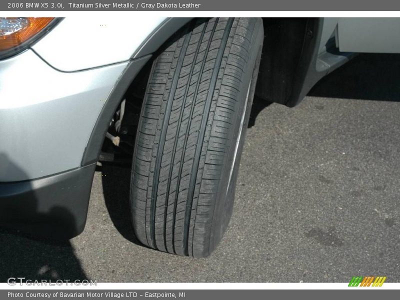Titanium Silver Metallic / Gray Dakota Leather 2006 BMW X5 3.0i