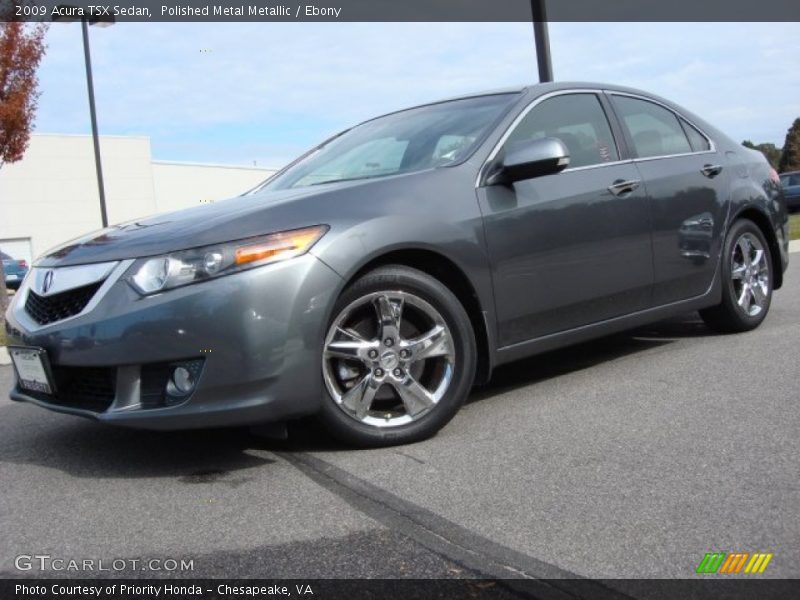 Polished Metal Metallic / Ebony 2009 Acura TSX Sedan
