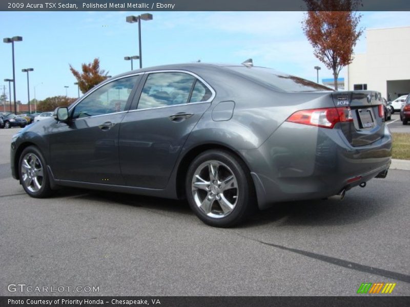 Polished Metal Metallic / Ebony 2009 Acura TSX Sedan
