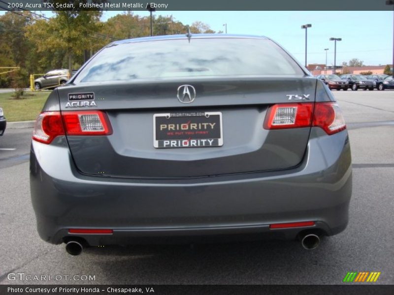 Polished Metal Metallic / Ebony 2009 Acura TSX Sedan