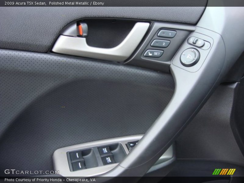 Polished Metal Metallic / Ebony 2009 Acura TSX Sedan