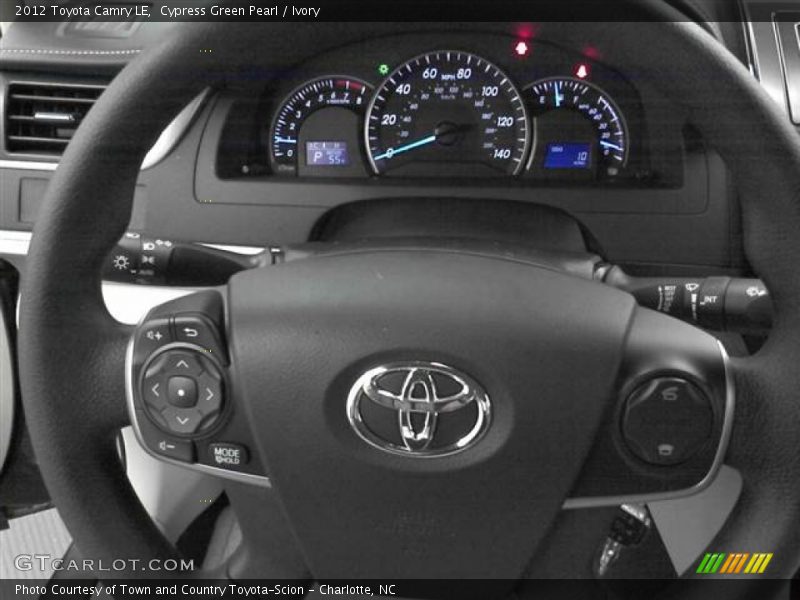 Cypress Green Pearl / Ivory 2012 Toyota Camry LE