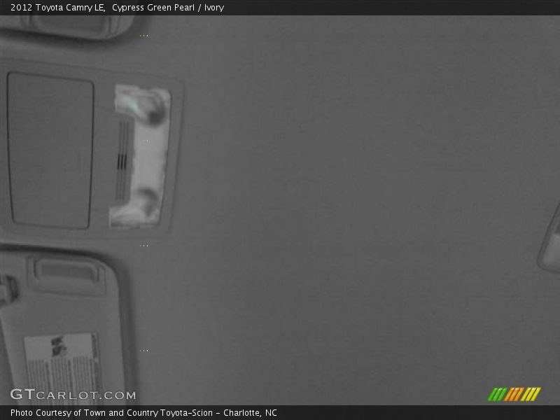 Cypress Green Pearl / Ivory 2012 Toyota Camry LE